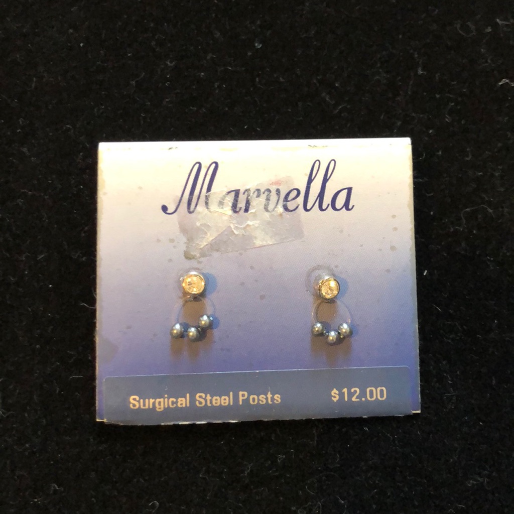 BezelSet Earrings